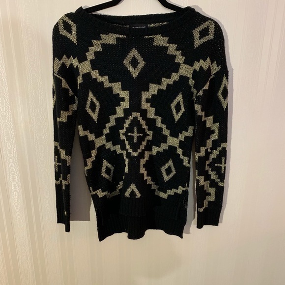Rampage‎ sweater gold and black size XS - Picture 2 of 7